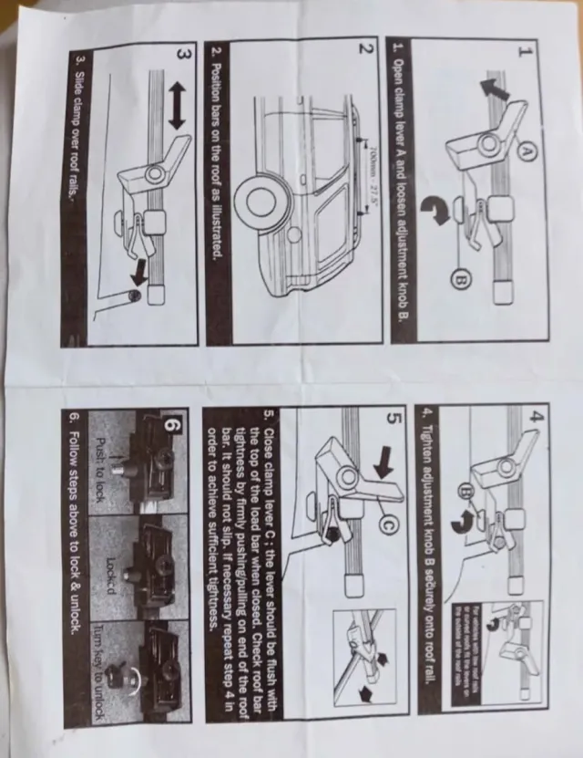 Barras de coche negras