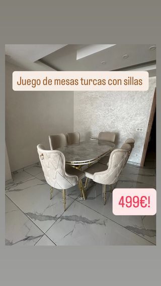 Juego comedor turco nuevos en oferta!