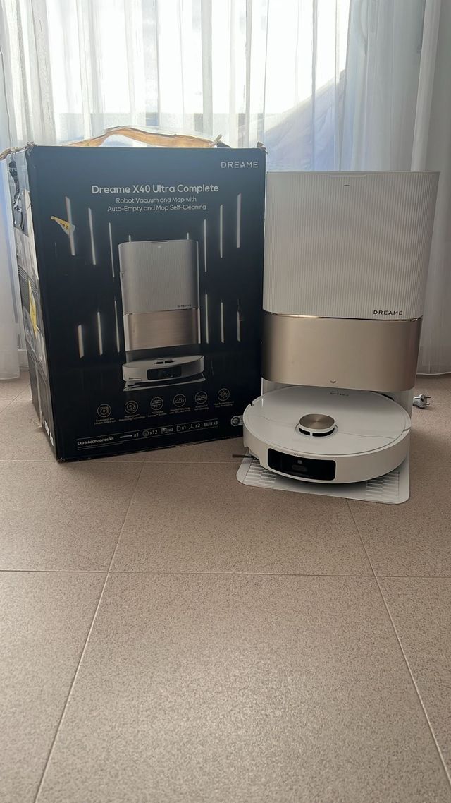 Aspirador Robô Dreame X40 Ultra Completo