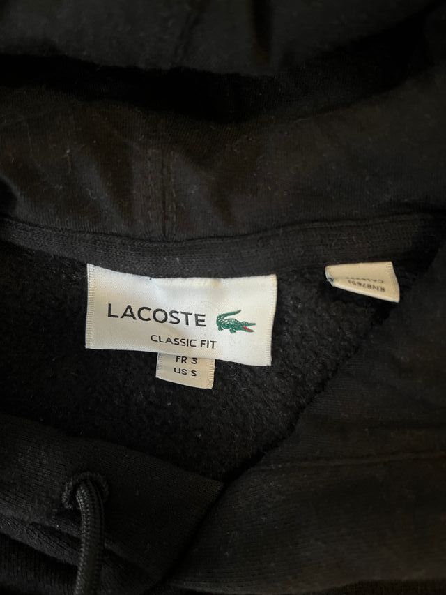 Sudadera Lacoste Negra