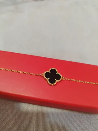 Bracciale Argento 925 Nero e Oro