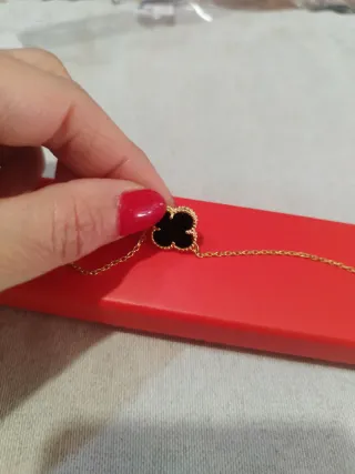 Bracciale Argento 925 Nero e Oro