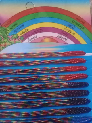 100 Pulseras de la Amistad Multicolor