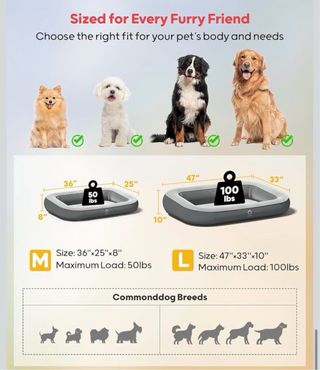 Letto gonfiabile per cani QPAU