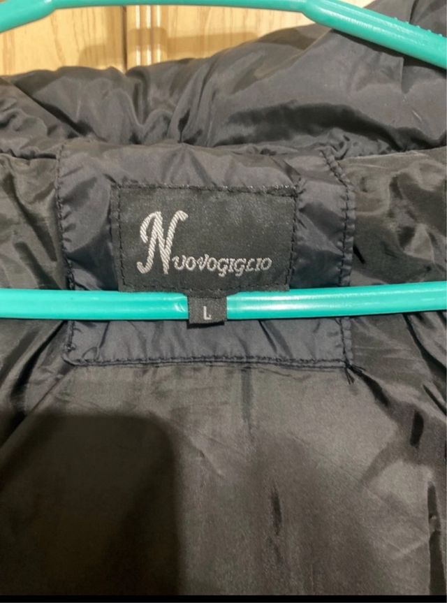 Giacchetta imbottita nera da uomo