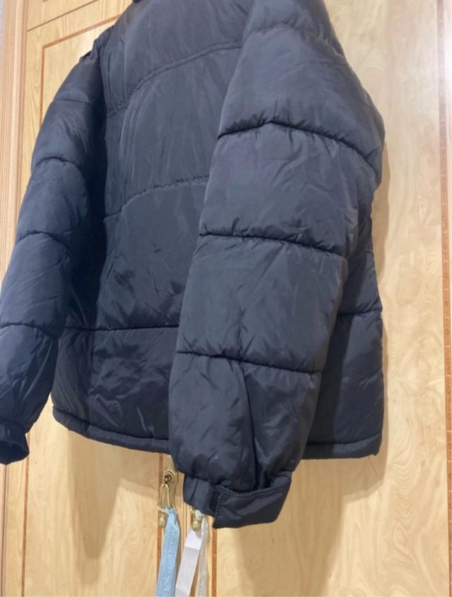 Giacchetta imbottita nera da uomo