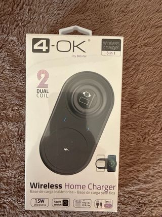 Cargador Inalambrico Qi 15W 4-OK