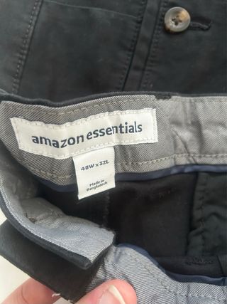 Pantalones Chinos Negros ( L10 )