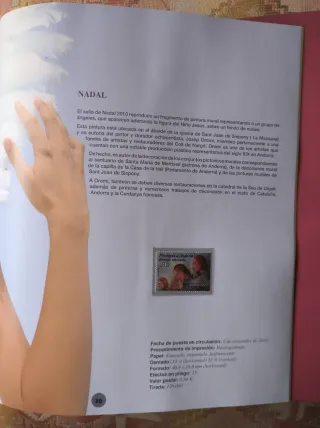 Libro Sellos España y Andorra 2010