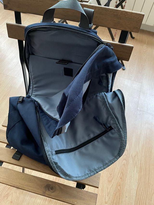 Mochila Mango Azul y Gris