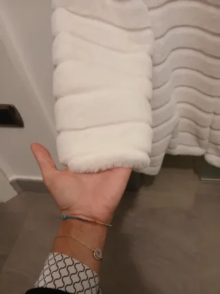 Pellicciotto bianco taglia unica