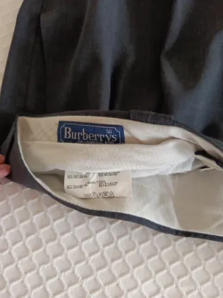 Pantalón Lana Burberrys Negro