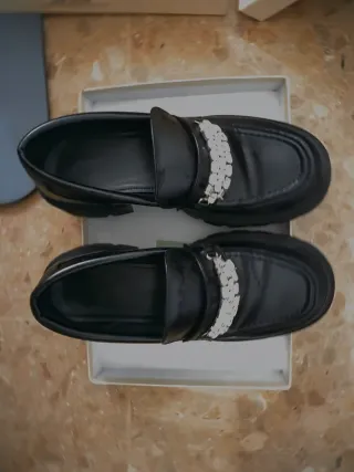 Mocasines SIMMI LONDON negros pedrería T38