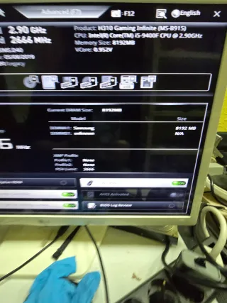 Ordenador MSI Gamer Negro 9th Gen i5