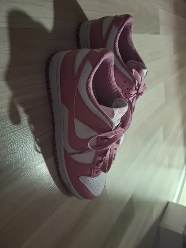 Zapatillas Nike Dunk Low Rosa y Blanco