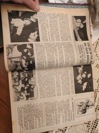 Libro encuadernado revistas Teresa 1956