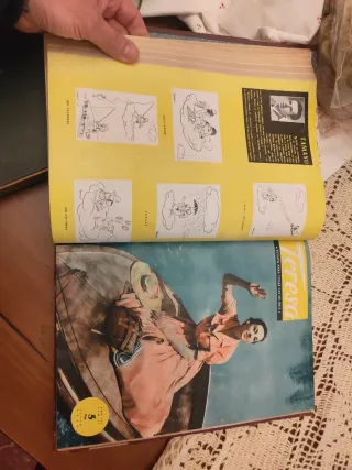 Libro encuadernado revistas Teresa 1956