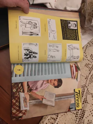 Libro encuadernado revistas Teresa 1956