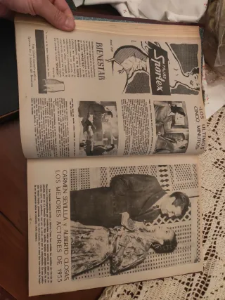 Libro encuadernado revistas Teresa 1956