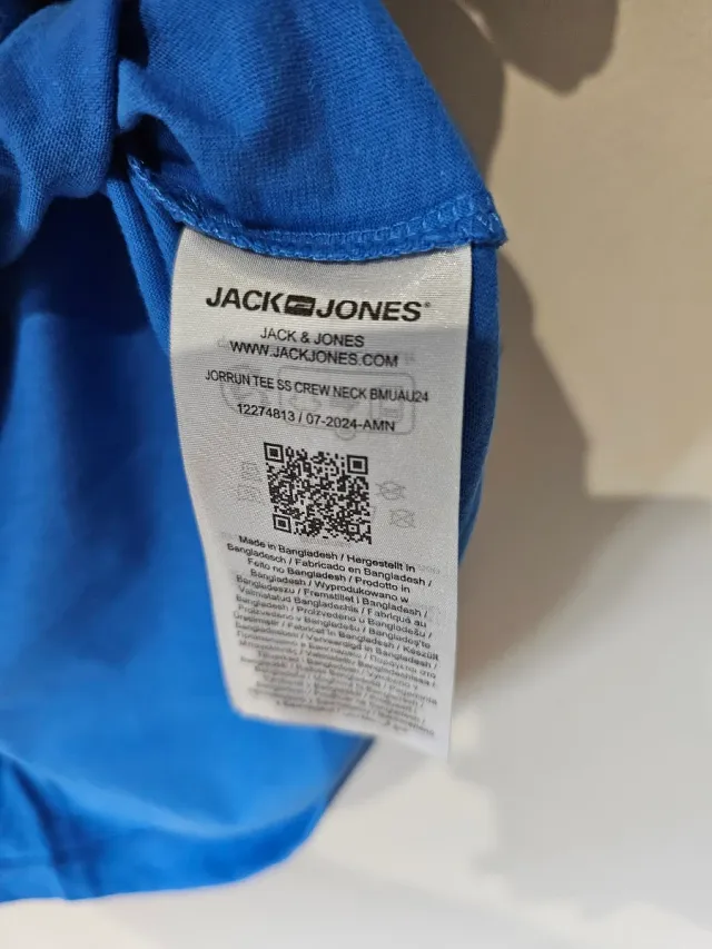 Camiseta Jack & Jones Azul Hombre