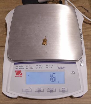 COLGANTE OSO, ORO 18K/1.6g