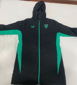 Chaqueta Parka Athletic Club Castore Negra y Verde