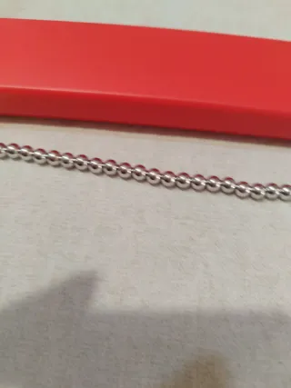 Bracciale in argento con chiusura a moschettone