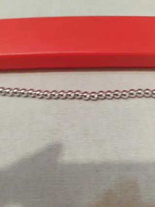 Bracciale in argento con chiusura a moschettone