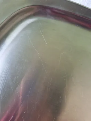 Vassoio rettangolare acciaio inox