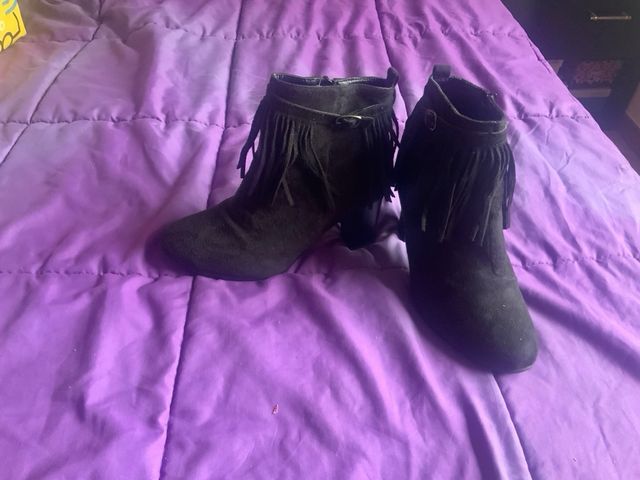 Botas ante negras mujer talla 37