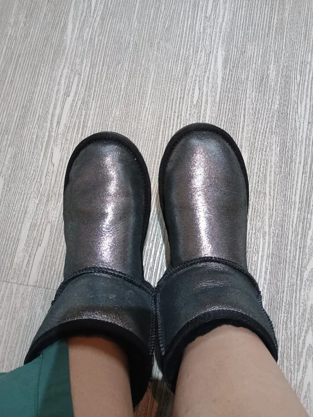 Botas Emu Australia grises/plateadas