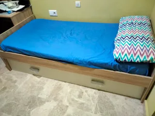 Estructura Cama Nido Madera 90cm