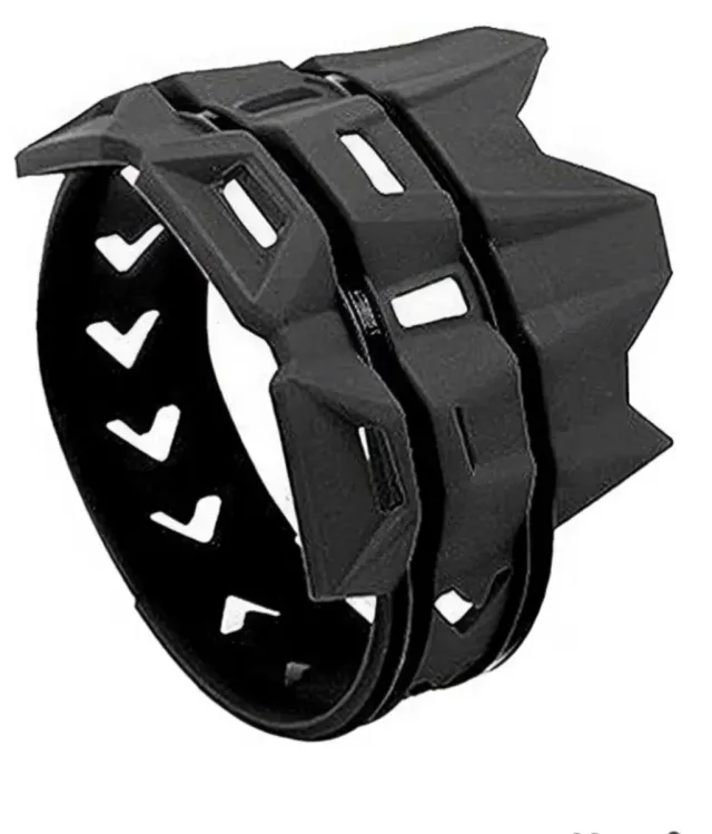 Protector Tubo Escape Moto Negro