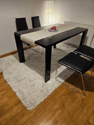 Grande tappeto di cotone riccio