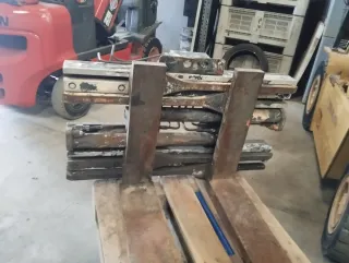 Posicionador de horquillas para carretilla