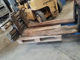 Posicionador de horquillas para carretilla