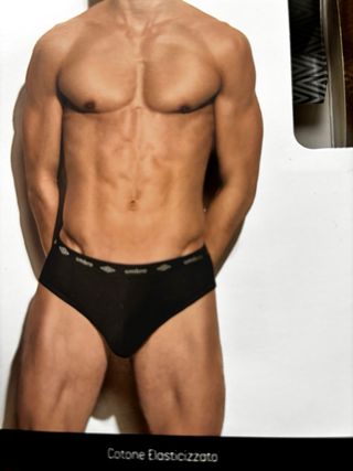 Slip Umbro Uomo Cotone Elasticizzato Blu 6XL