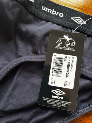 Slip Umbro Uomo Cotone Elasticizzato Blu 6XL