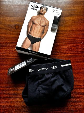 Slip Umbro Uomo Cotone Elasticizzato Blu 6XL