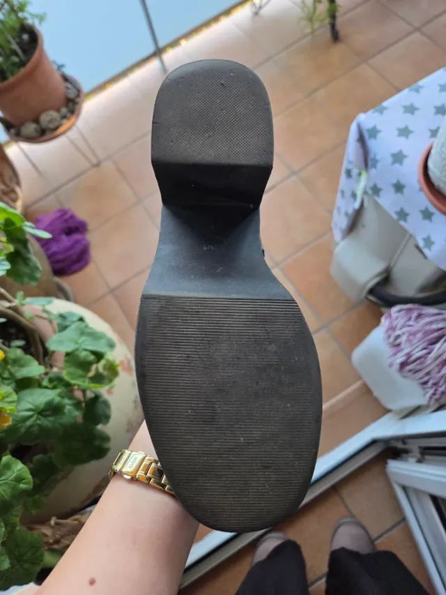 Botas altas negras mujer talla 38