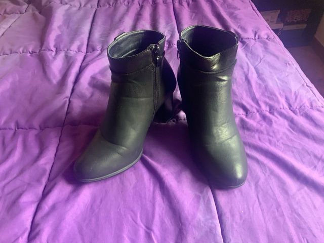 Botines negros tacón mujer talla 39