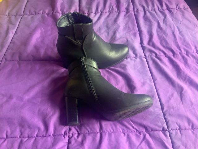 Botines negros tacón mujer talla 39