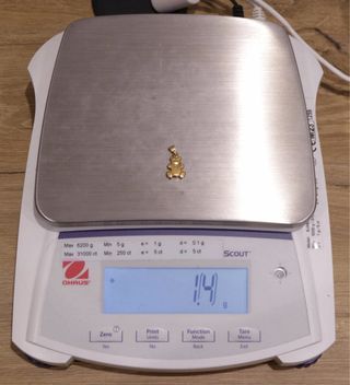 COLGANTE OSO, ORO 18K/1.4g