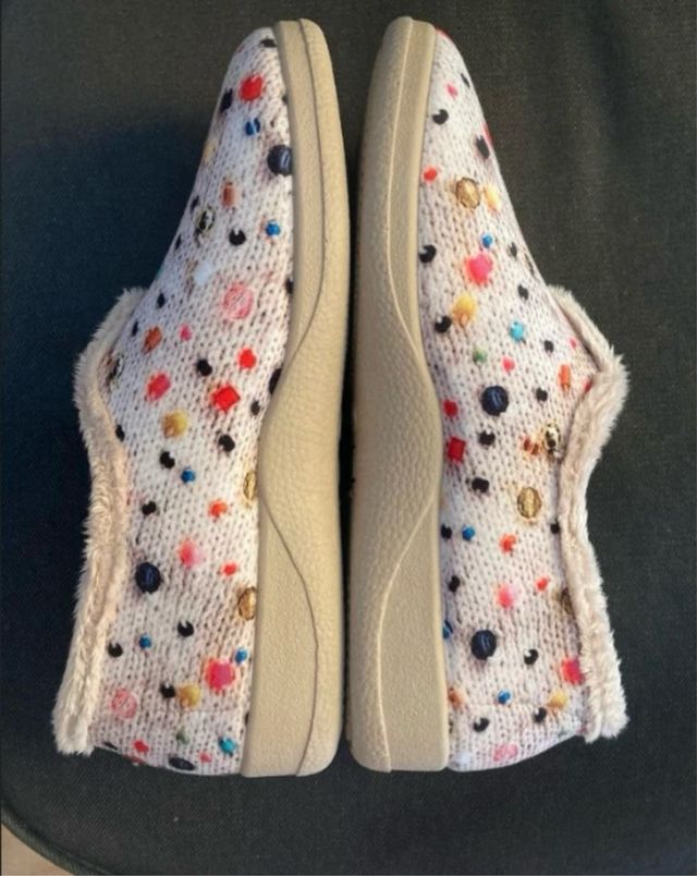 Zapatillas de estar por casa mujer multicolor