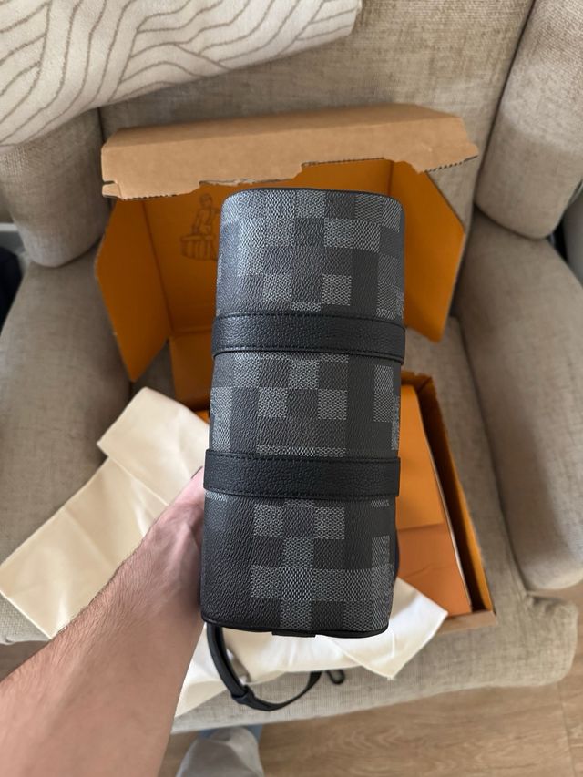 Bolsa Louis Vuitton Preto/Cinza