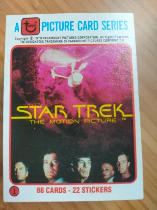 Star Trek 1979 Topps Cromos Originales