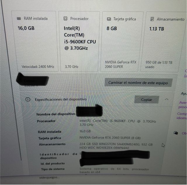 PC Sobremesa Gaming RGB