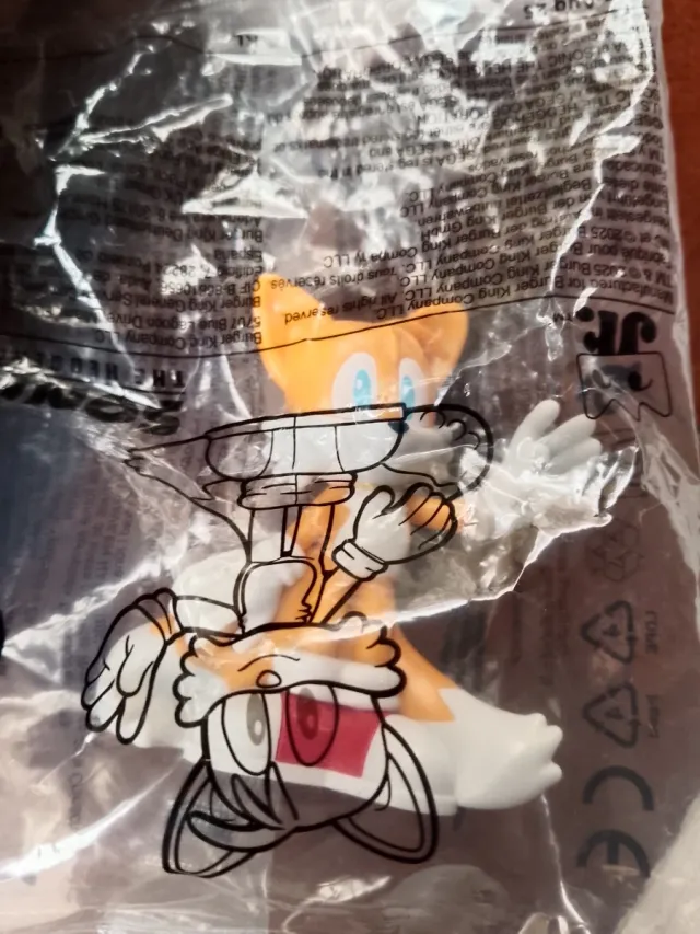 Figurita Tails Burger King Sonic the Hedgehog