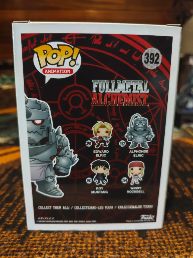 Funko Pop Alphonse Elric 392 Fullmetal Alchemist