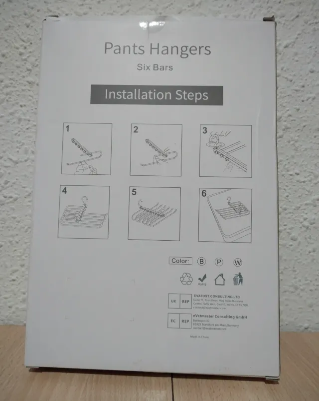 Estante para pantalones 6 niveles